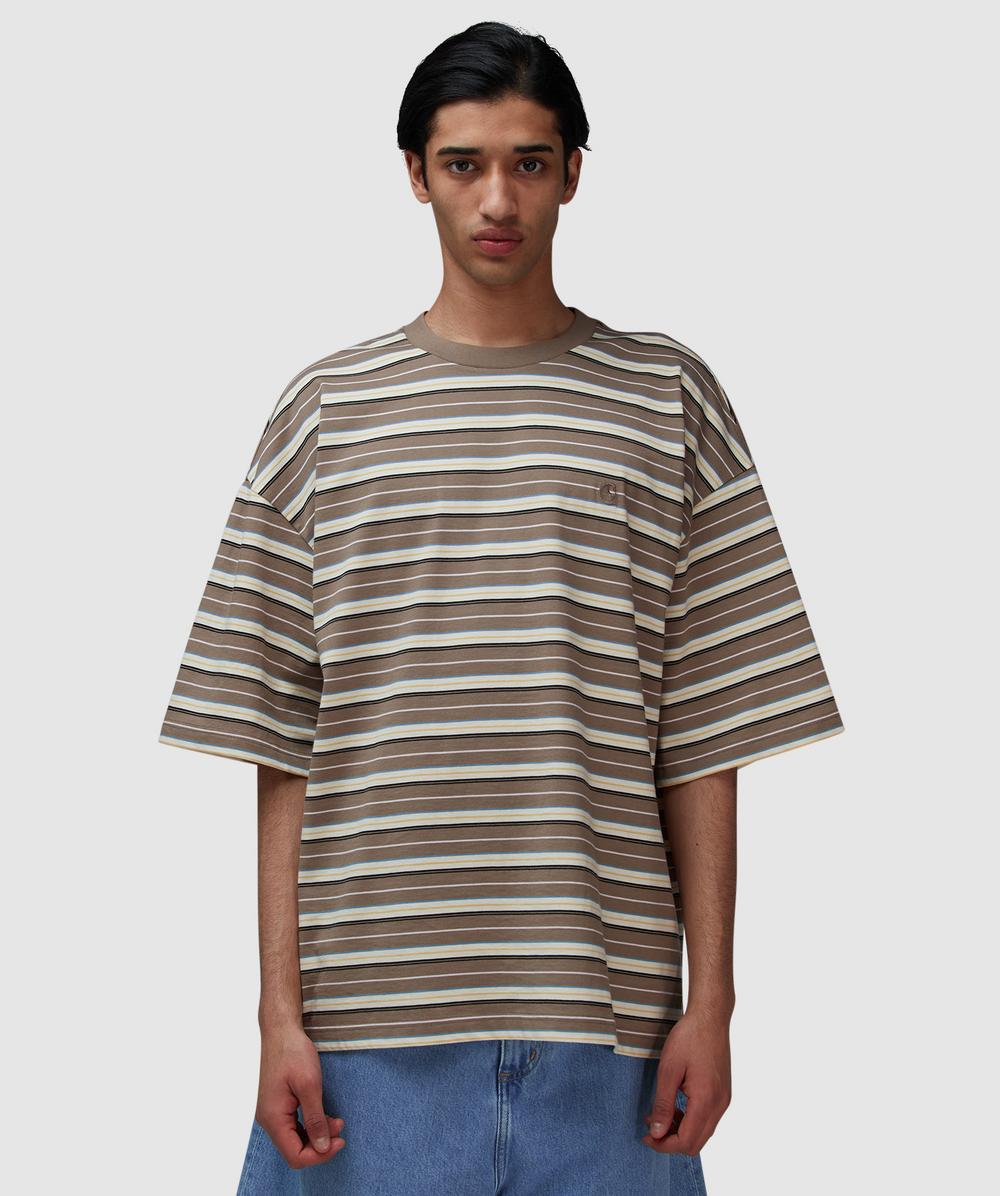 ★ドイツ発*carhartt WIP*新作*Nathan Stripe Tシャツ/AS★ Carhartt WIP Nathan t-shirt | NATHAN STRIPE, BRANCH | SEVENSTORE