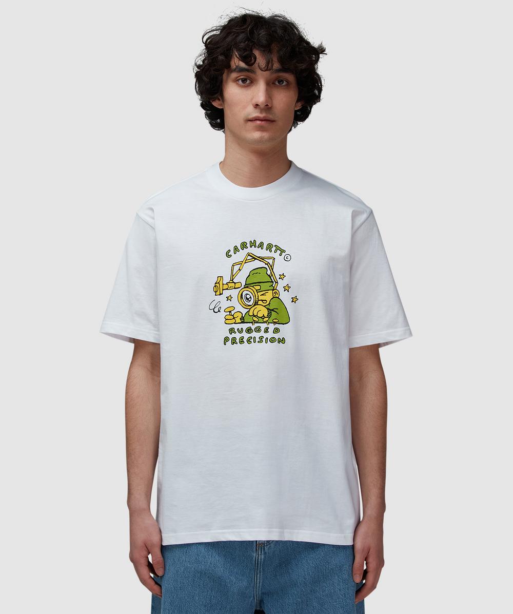 Carhartt Wip Precision Work T-shirt In White