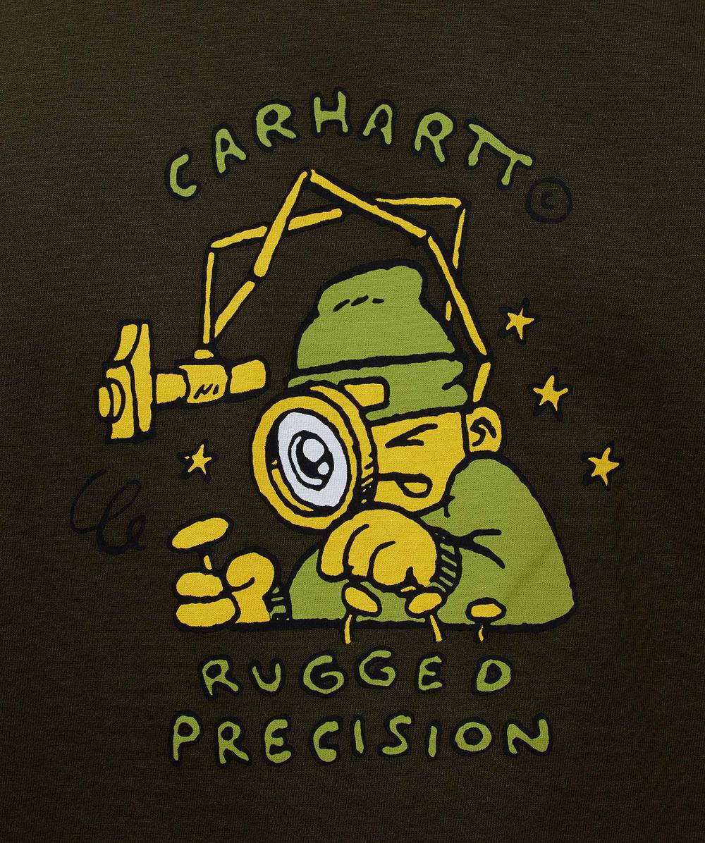Carhartt☆Precision work t-shirt 2色【UK発】 Carhartt WIP S/S Precision Work T-Shirt, Turtle | Official