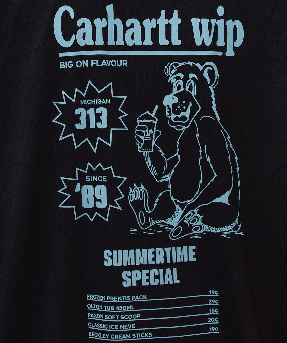 Tシャツ・カットソー Carhartt Wip Catalogue T-Shirt Carhartt WIP Catalogue t-shirt | BLACK / BLUEBIRD | SEVENSTORE