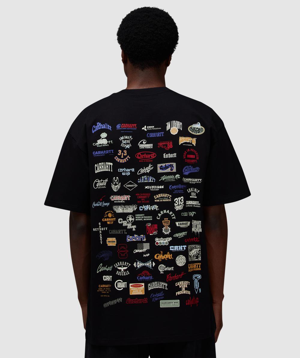 Carhartt WIP Logo T-Shirt (Black - S) - Size S, Unisex
