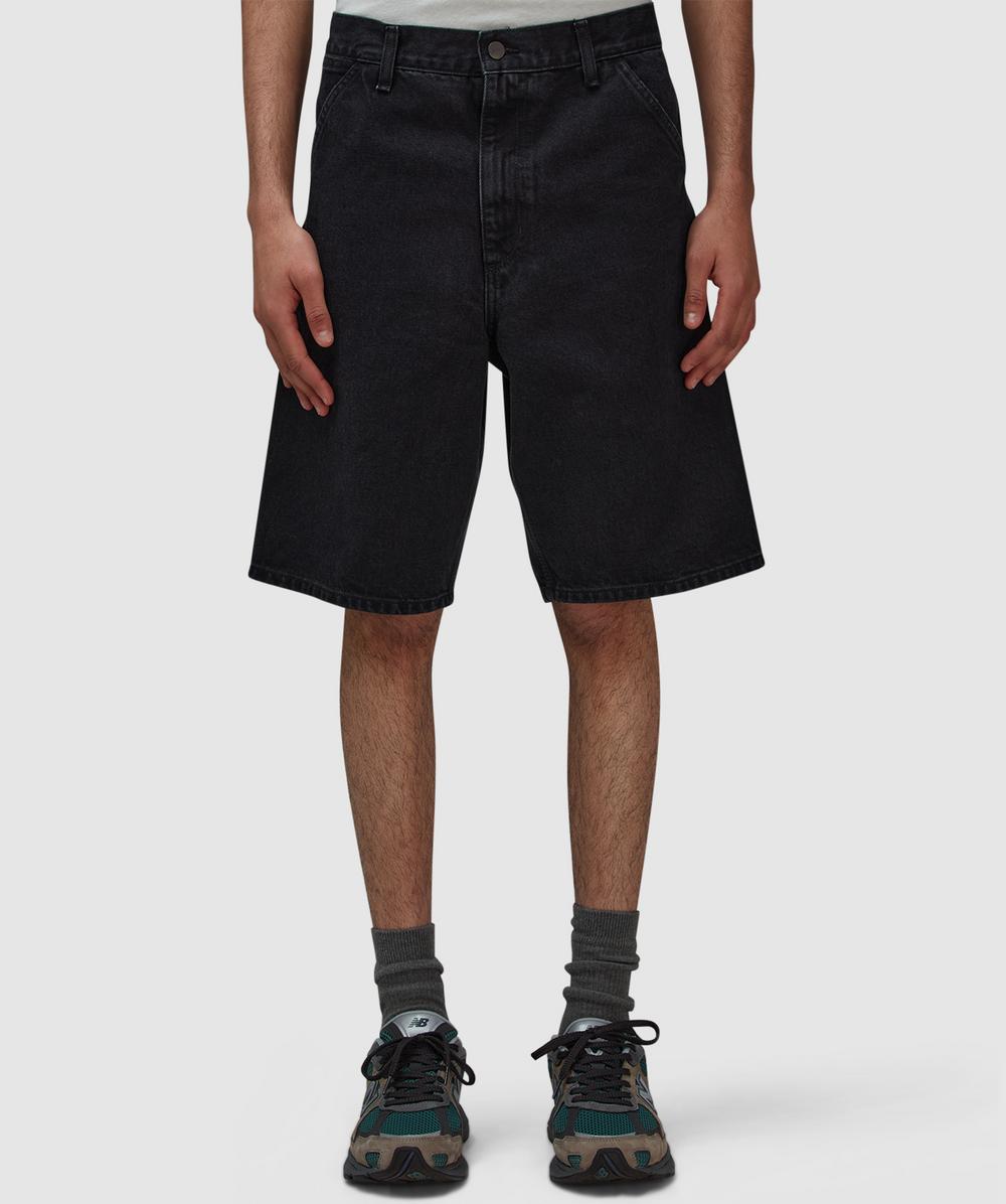 Carhartt Black Single Knee Denim Shorts