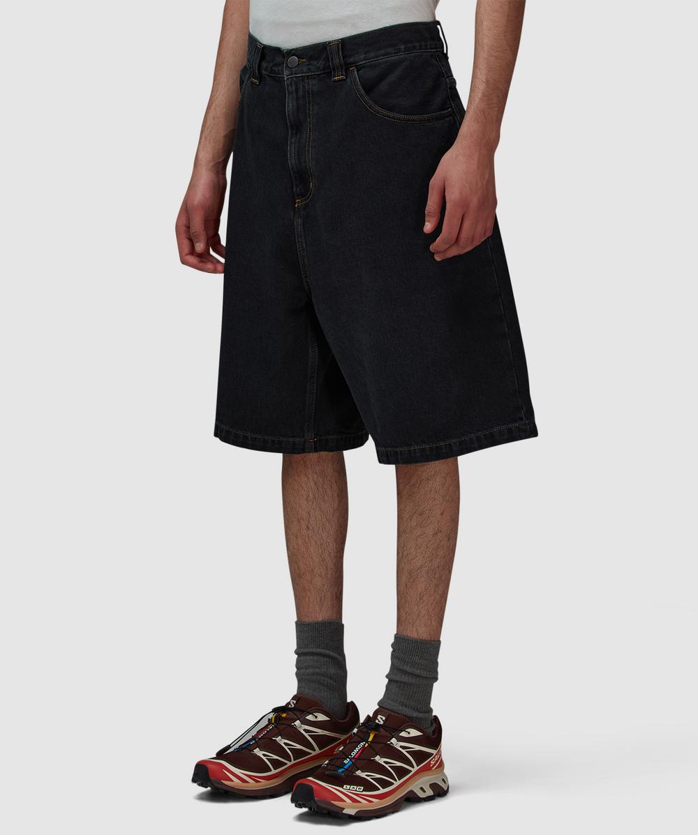 Carhartt WIP Brandon short | BLACK STONE WASHED | SEVENSTORE