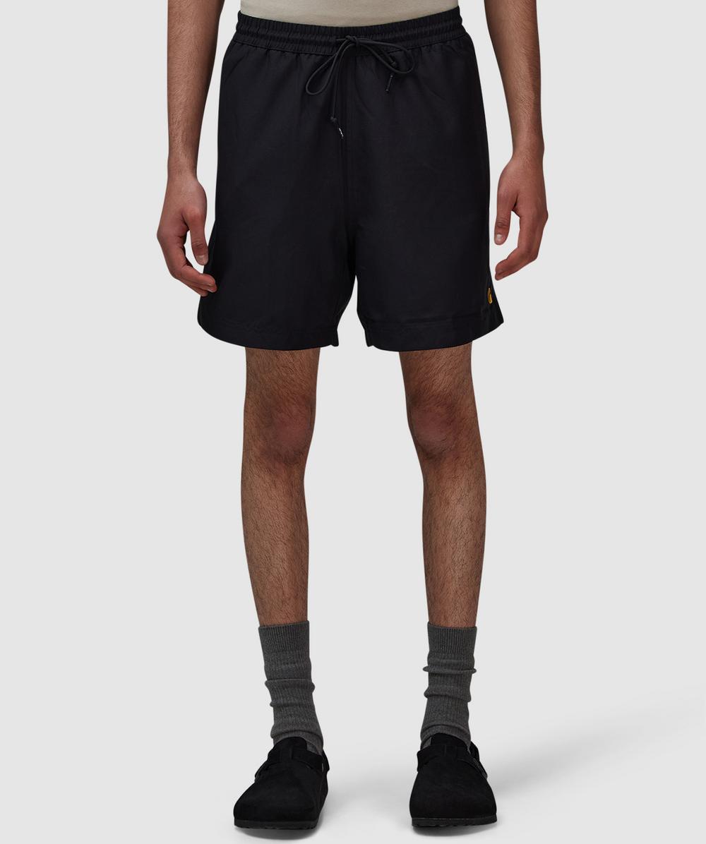 Carhartt WIP Chase Swim Short (Black / Gold - Xl) - Size XL, Male