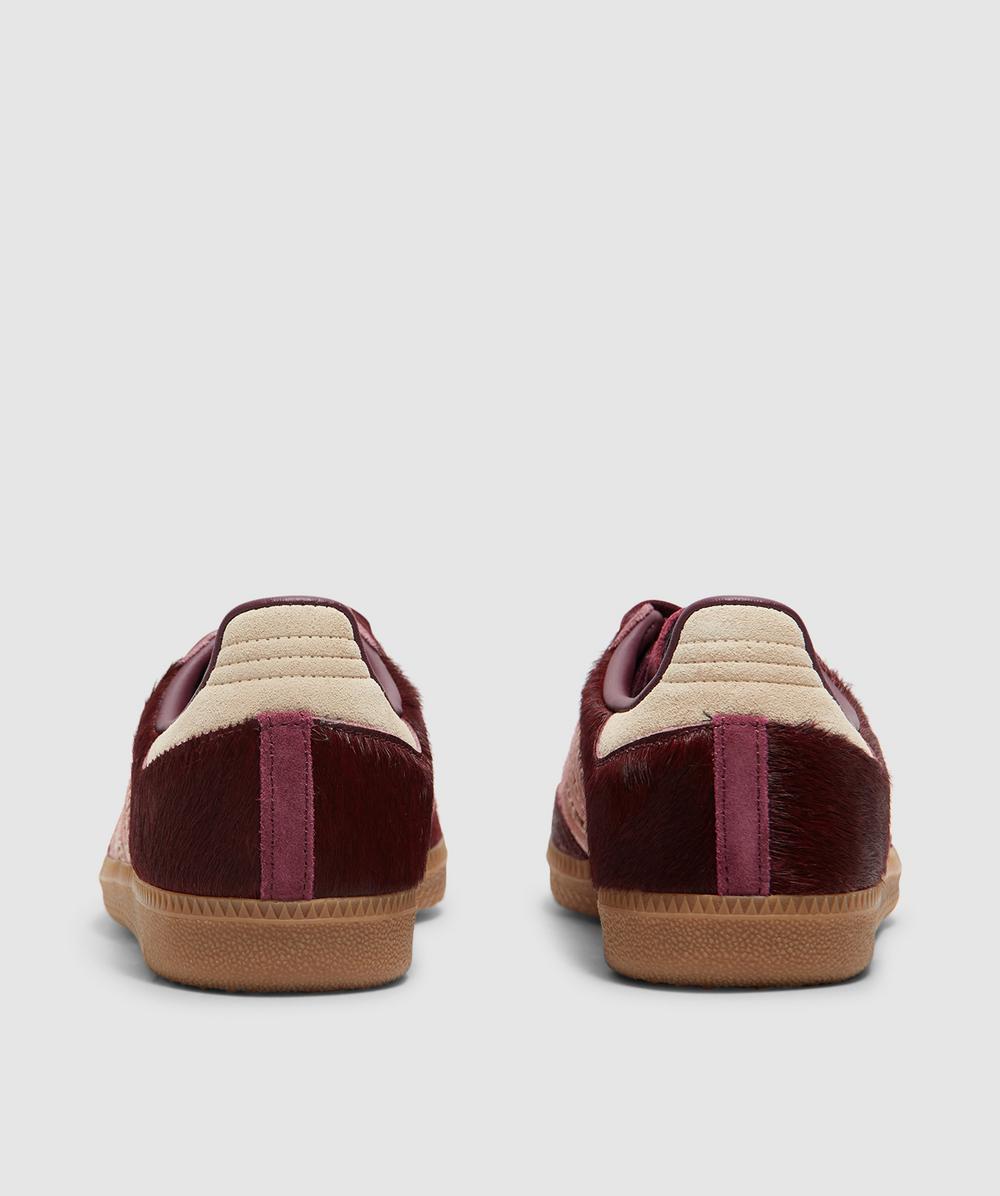 adidas Samba OG 'ponyhair' sneaker | SAND STRATA/MAROON/WARM