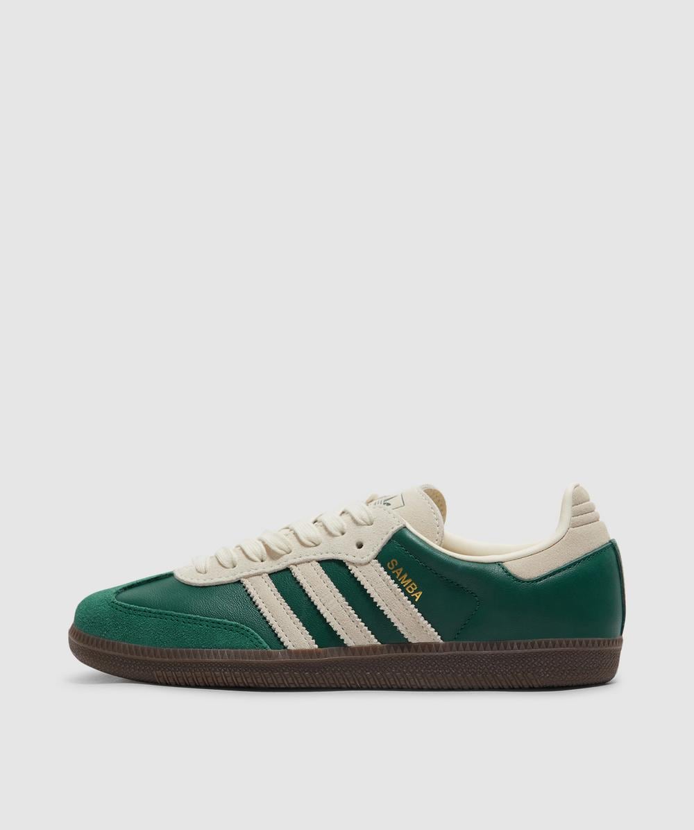 Adidas Originals Adidas Samba Og Trainer In Collegiate Green/cream White/gum5