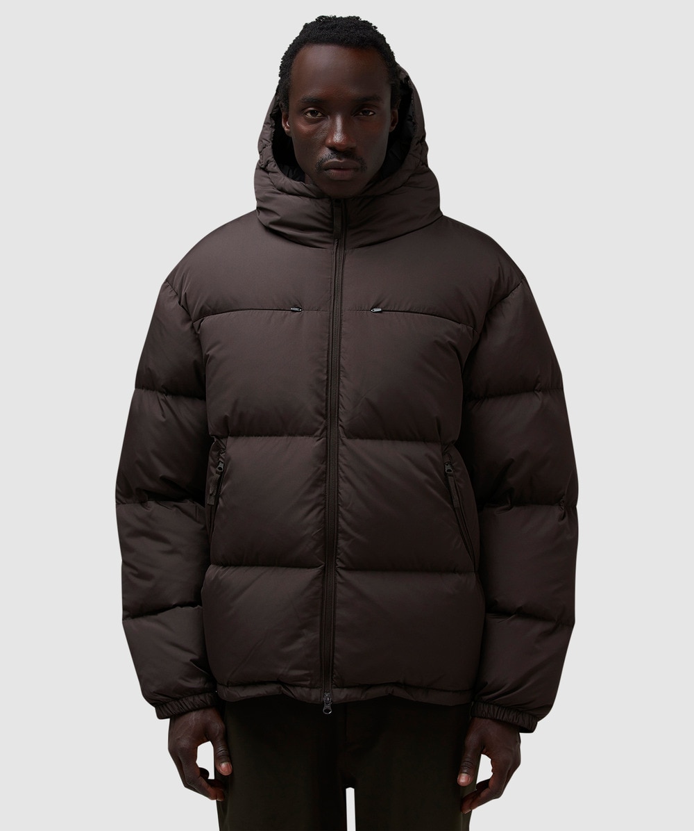 Hiking Patrol Down Jacket (Dk Brown - M) - Size M, Male