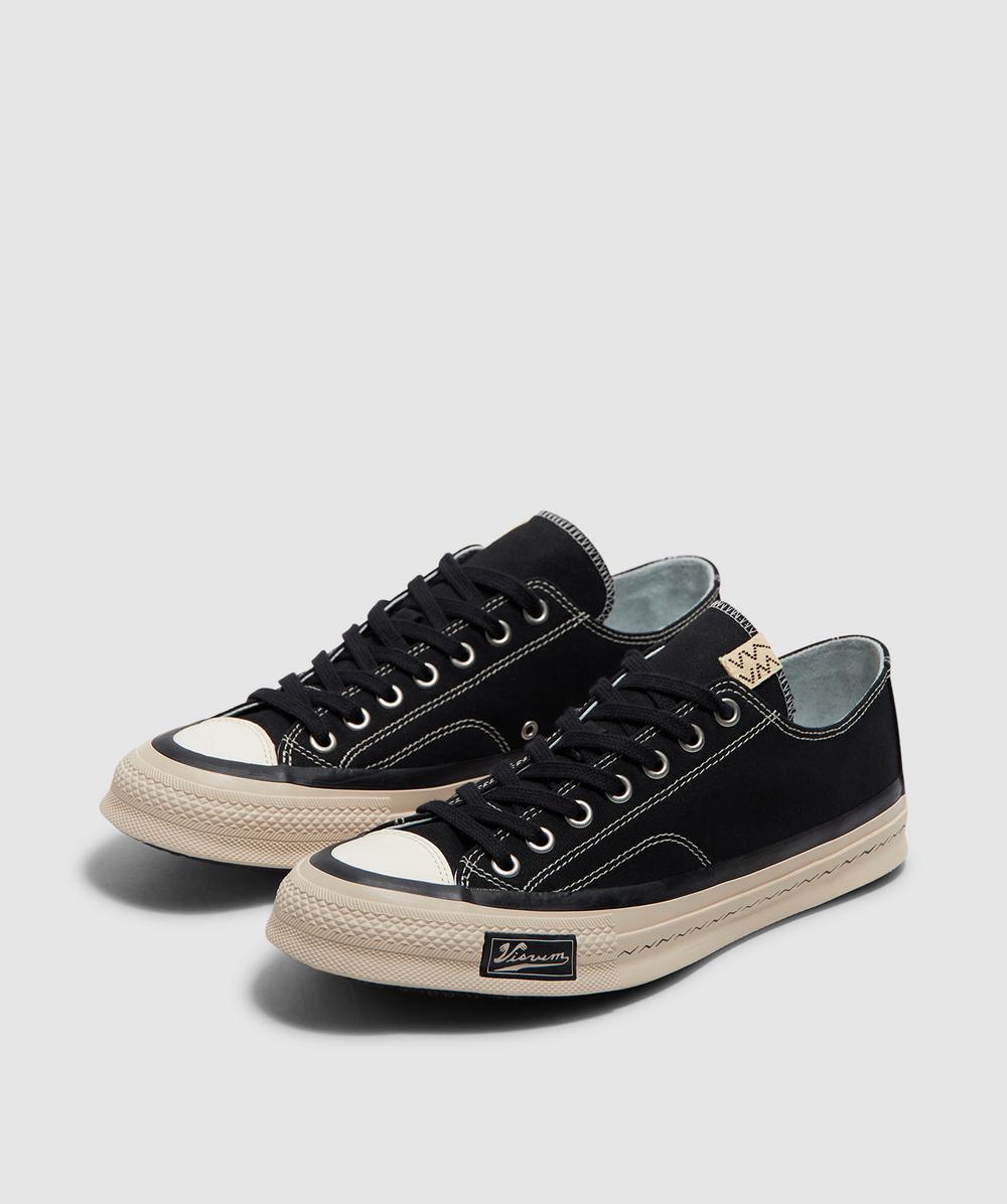 Visvim Skagway lo canvas sneaker | BLACK | SEVENSTORE