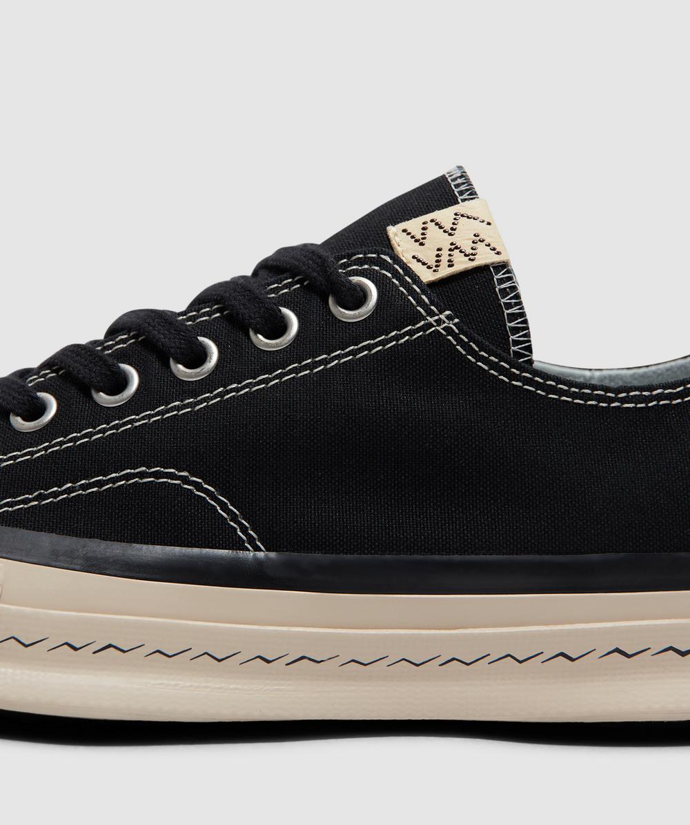 Visvim Skagway lo canvas sneaker | BLACK | SEVENSTORE
