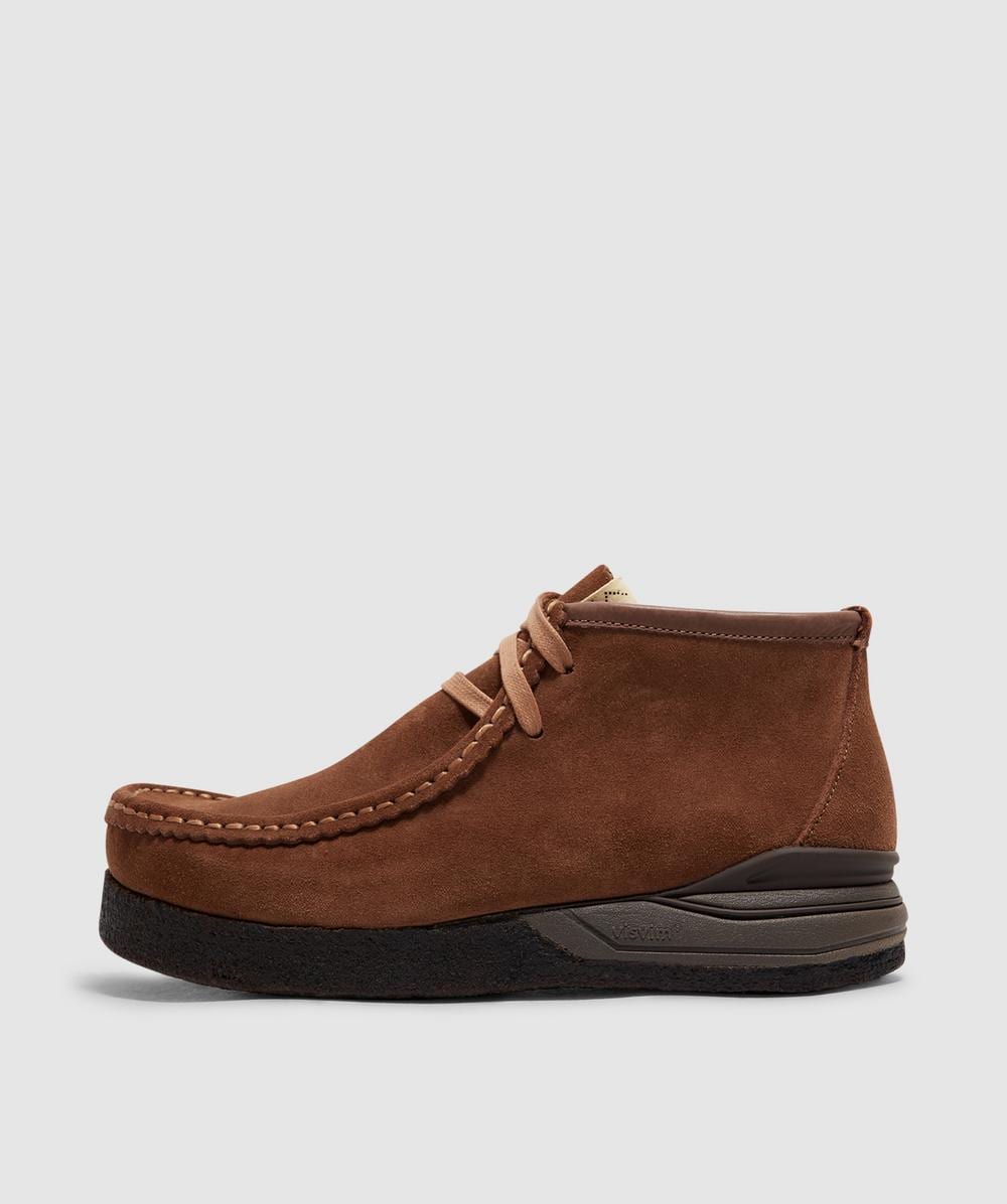 Visvim Beuys Trekker-folk Boot In Chocolate Brown