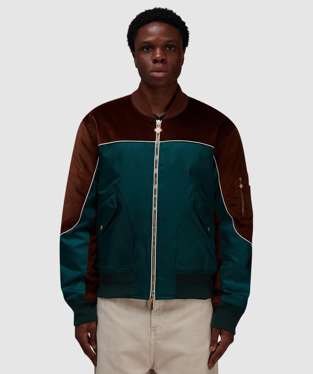 Casablanca Bomber Jacket (Green - M) - Size M, Male