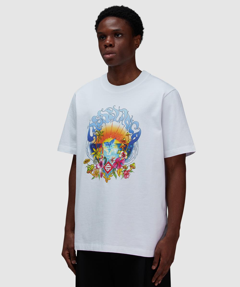 Casablanca Surf trip t-shirt | WHITE | SEVENSTORE