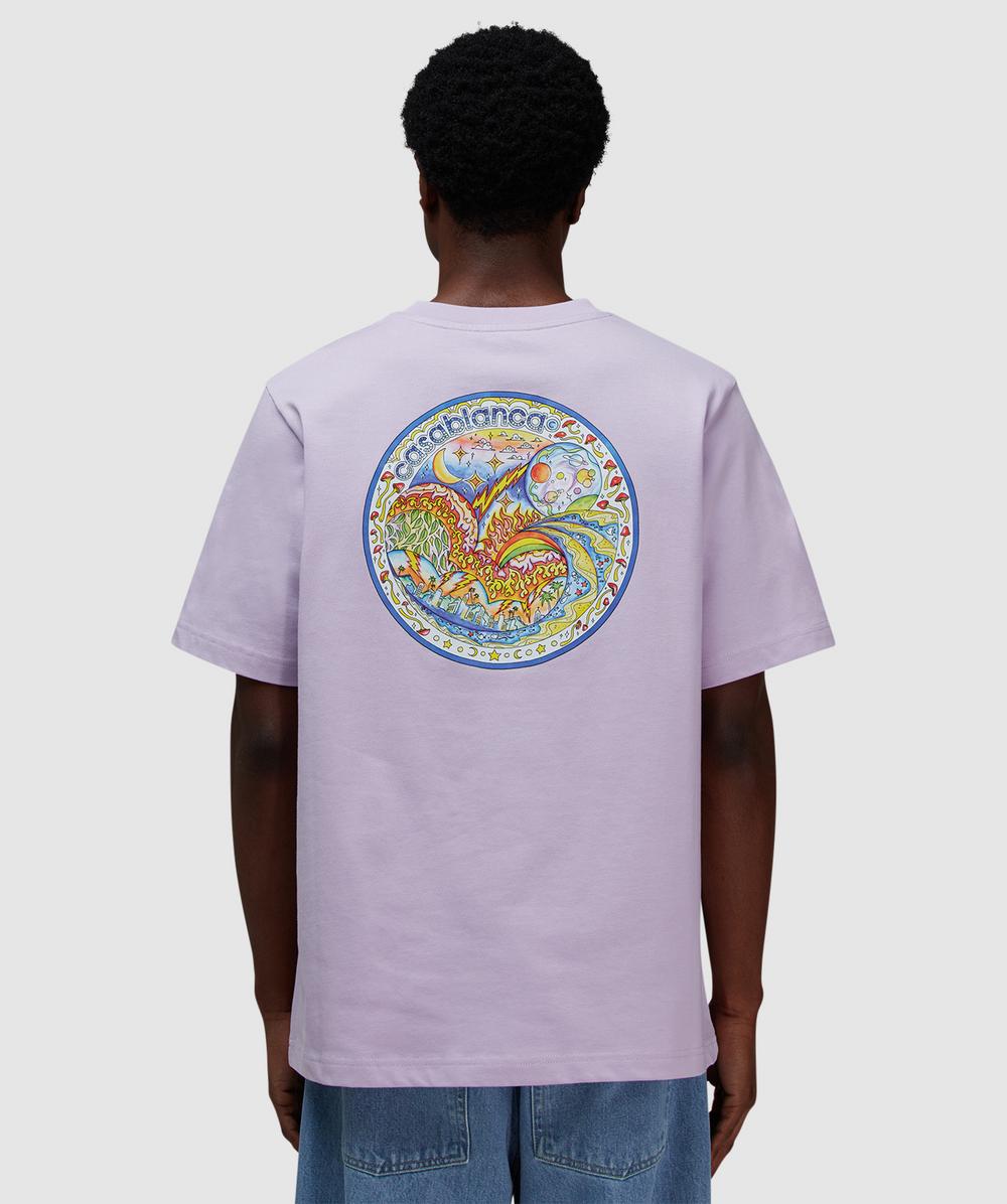 Casablanca The Four Elements T-Shirt (Purple - S) - Size S, Unisex