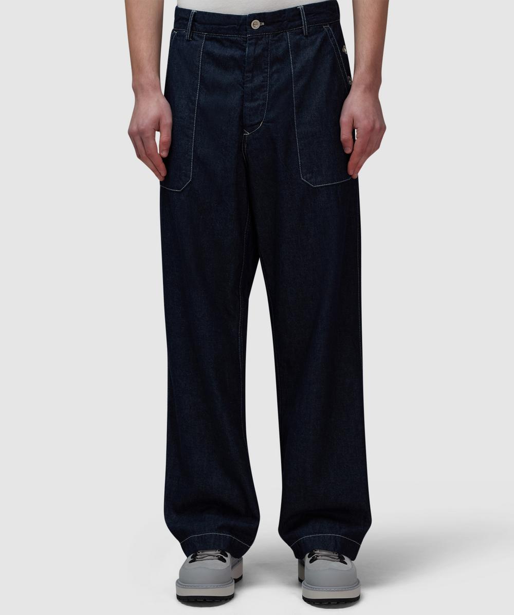 C.P. Company Loose Denim Pant (Denim-Normal Washed 40� - 50) - Size Clothing & Accessories > Clothing > Pants, Male