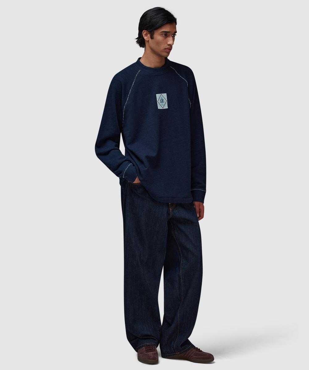 【送料&関税込】C.P. Company Sweatshirt CP Company Diagonal Sweatshirt Grey | Mainline Menswear