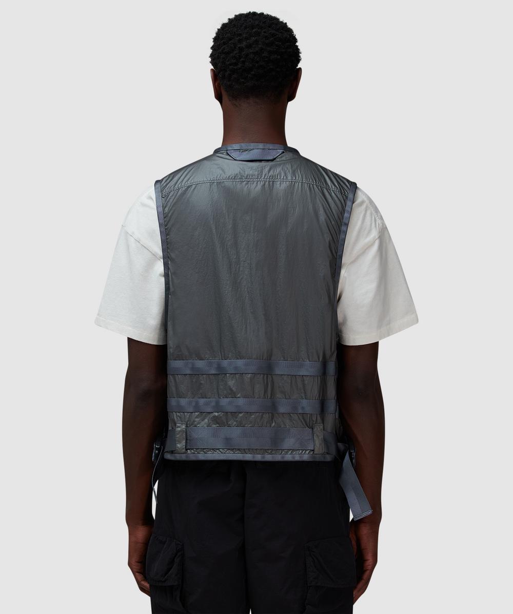 トップス C.P. COMPANY-GARMENT DYED VEST C.P. Shell-R Goggle vest in blue - C P Company Kids | Mytheresa