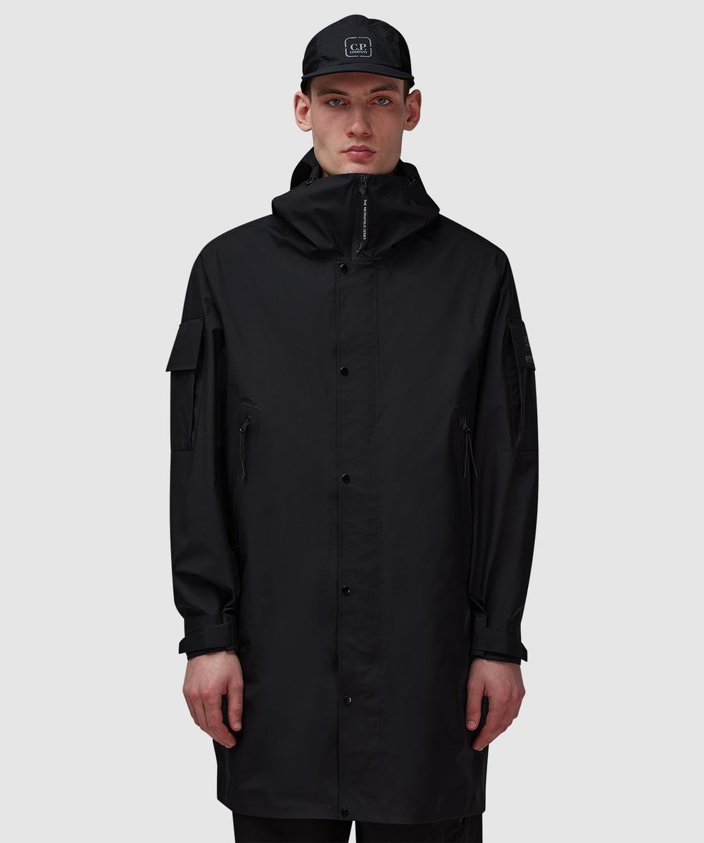 C.P. Company Metropolis Series Gore-Tex Hooded Parka (Blk - M) - Size Clothing & Accessories > Clothing > Outerwear > Coats & Jackets, Male