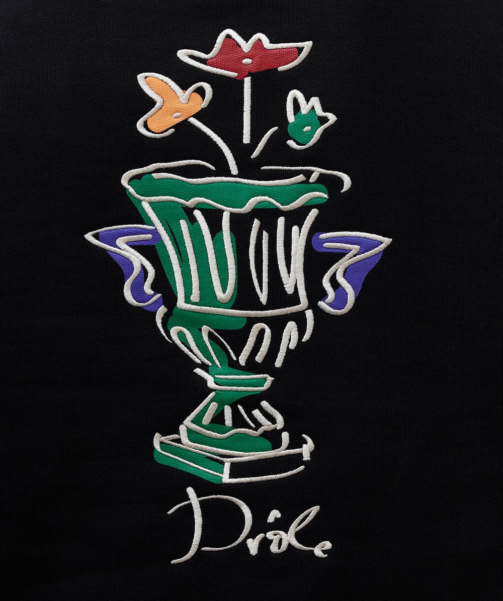 Drôle de Monsieur Le vase hoodie | BLACK | SEVENSTORE