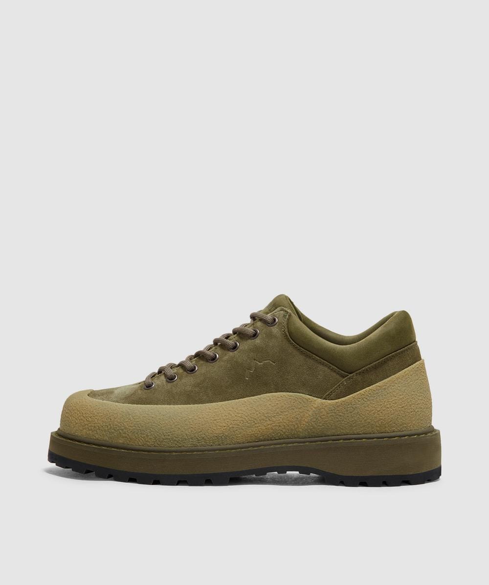 Diemme Cornado Eyelets Boot In Olive Suede