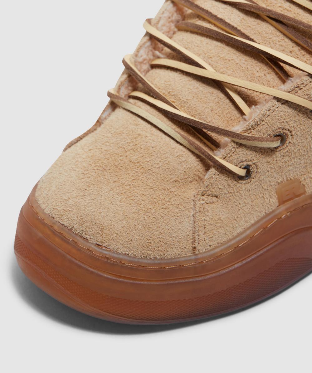 ERL Suede vamp skate sneaker | SAND | SEVENSTORE