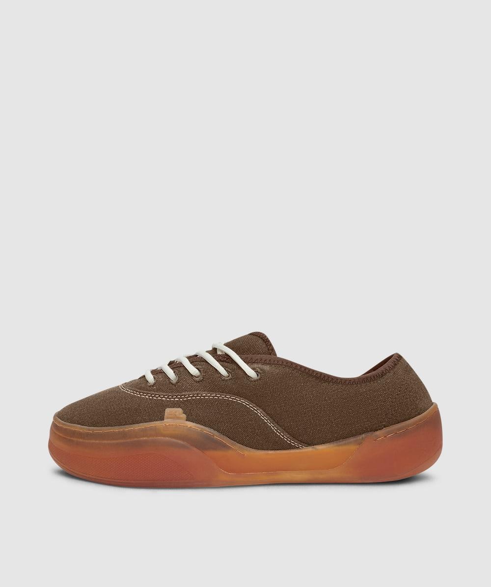 Erl Camino Low Skate Sneaker In Brown