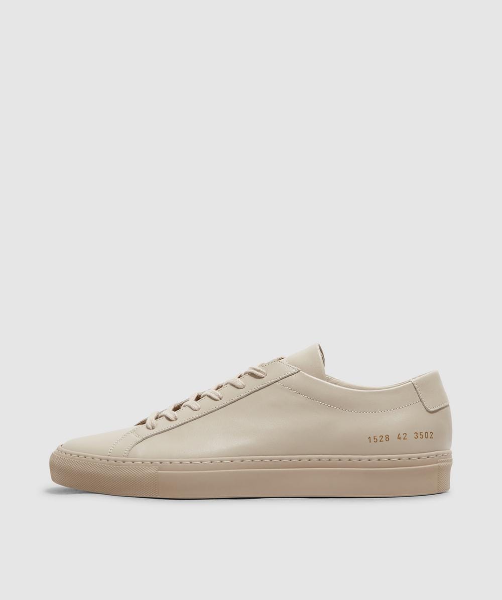 Common Projects Original Achilles Low Sneaker In Beige