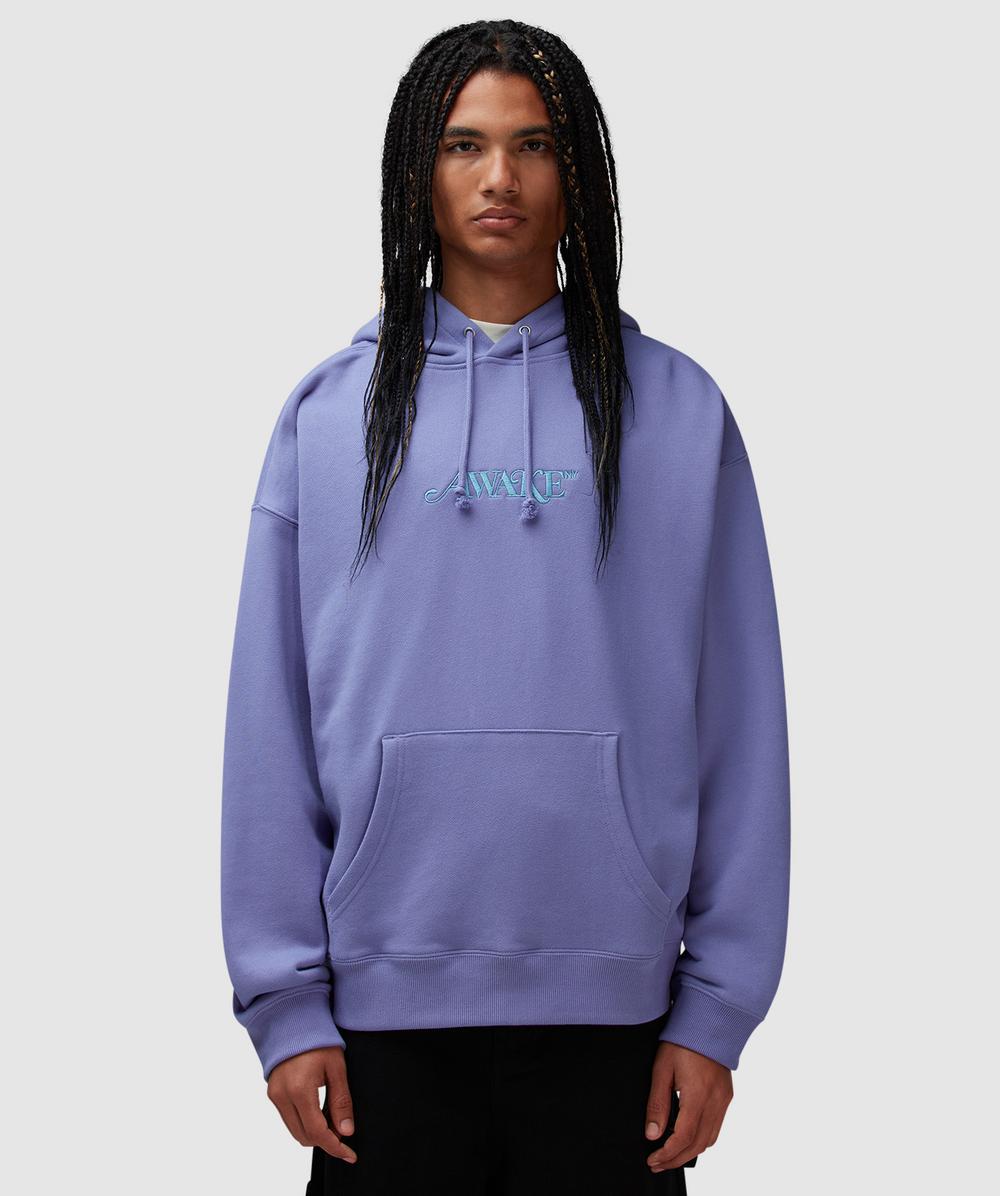 Awake NY Classic Logo Hoodie (Periwinkle - Xl) - Size XL, Male