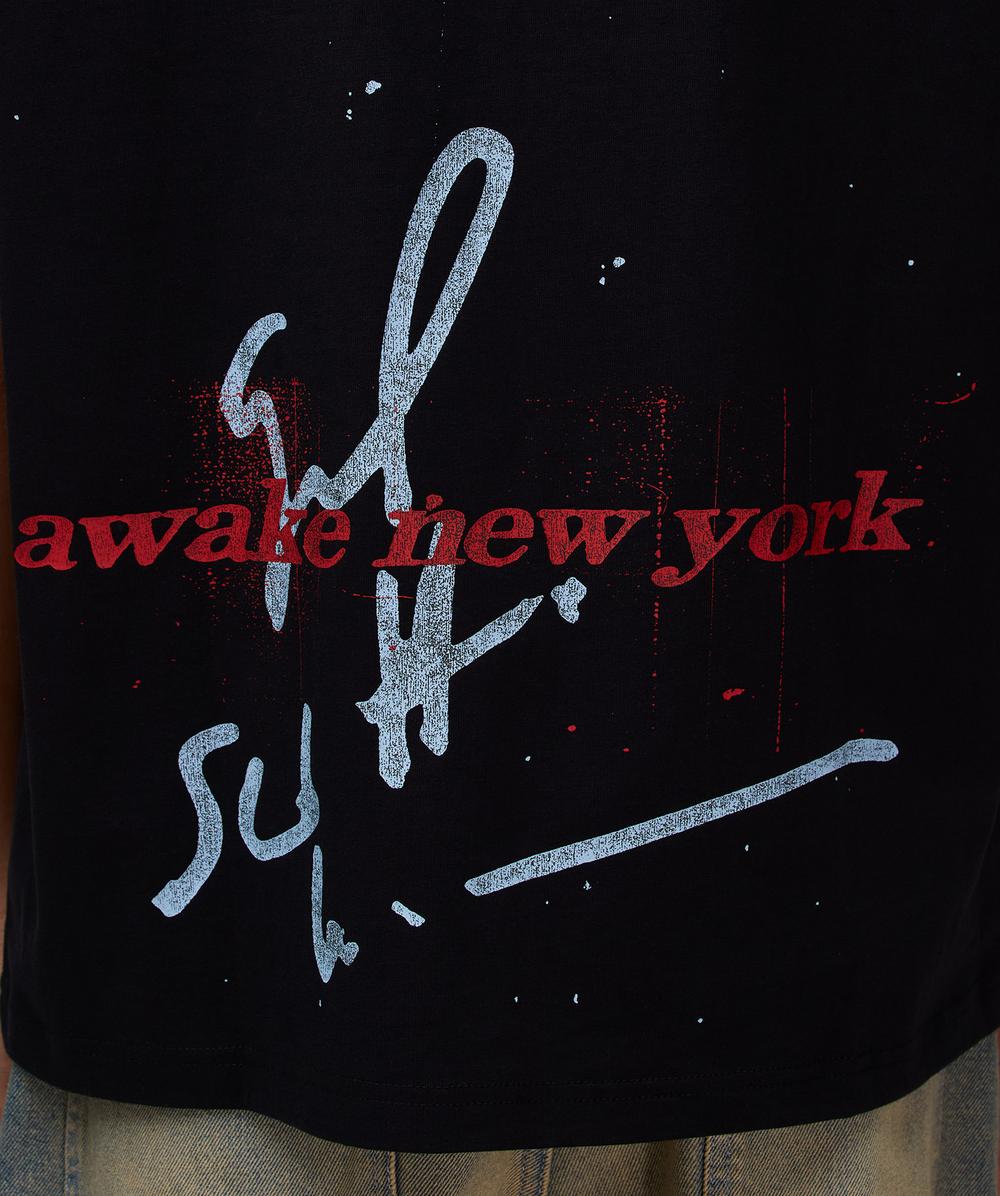 【関送無料】 Awake NY Vegas ロゴ Tシャツ Awake NY Vegas t-shirt | BLACK | SEVENSTORE