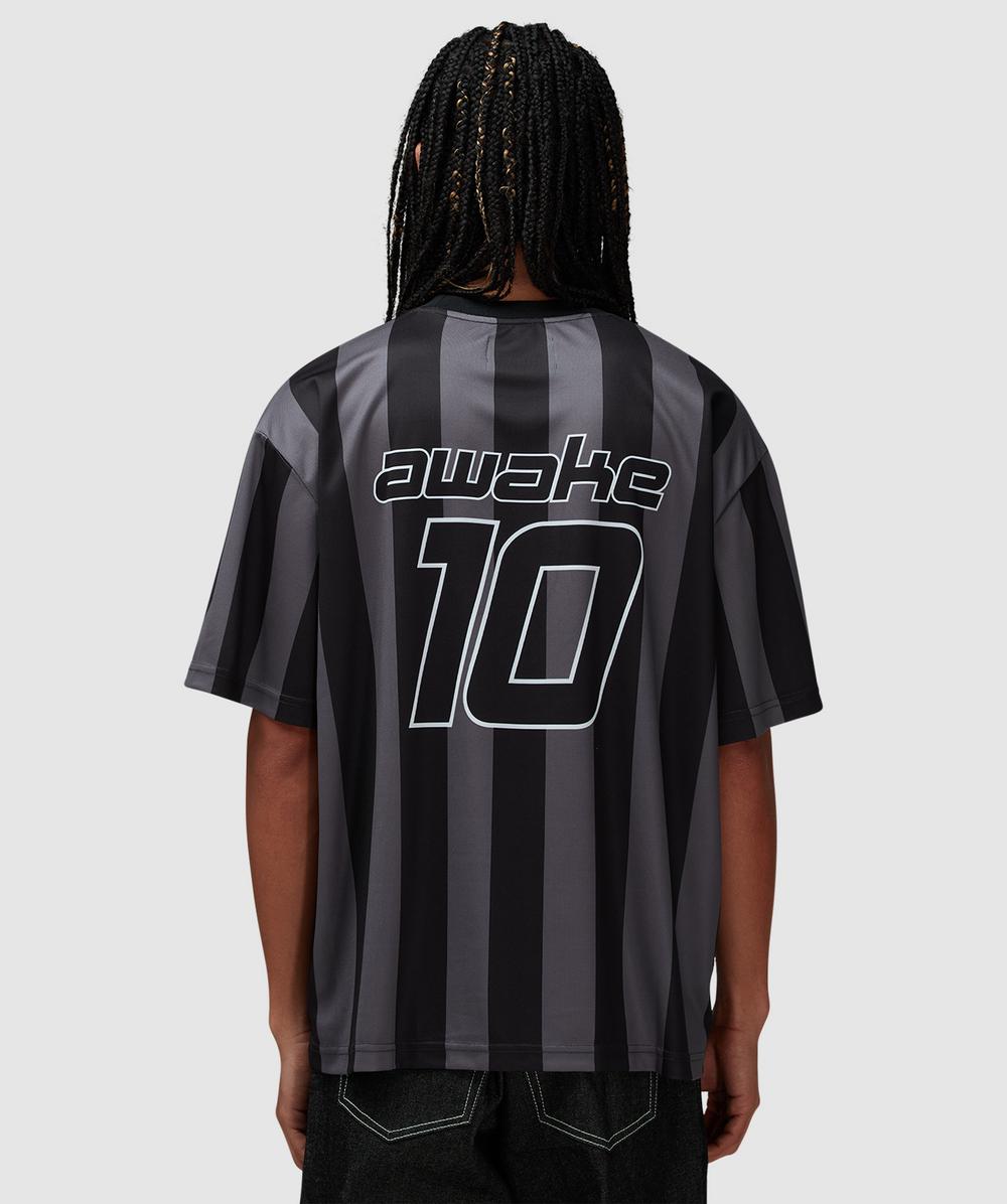 Awake NY Soccer jersey t-shirt | BLACK | SEVENSTORE