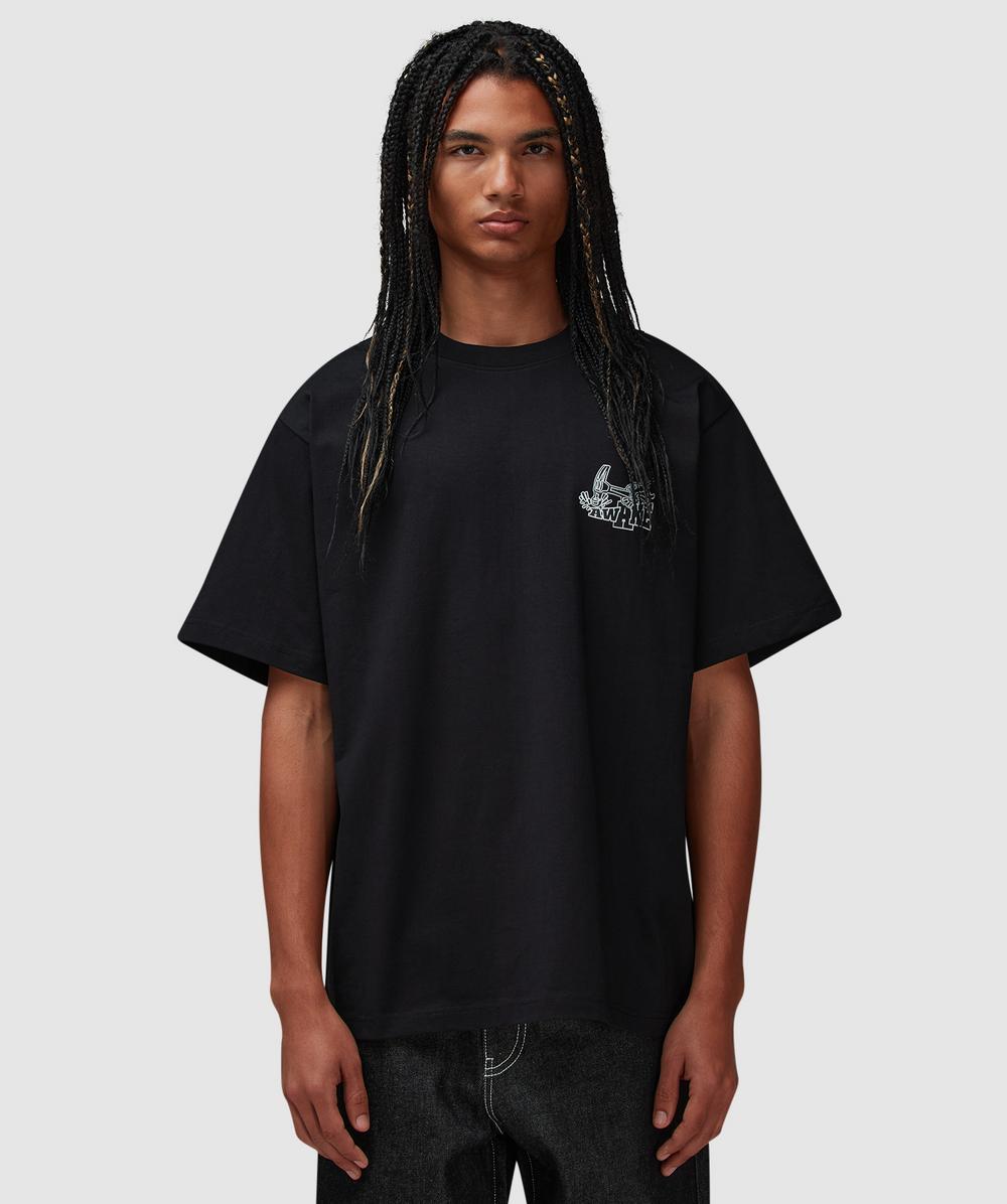 ★Awake NY★ ブラック Hammer グラフィックTシャツ Awake NY Hammer t-shirt | BLACK | SEVENSTORE