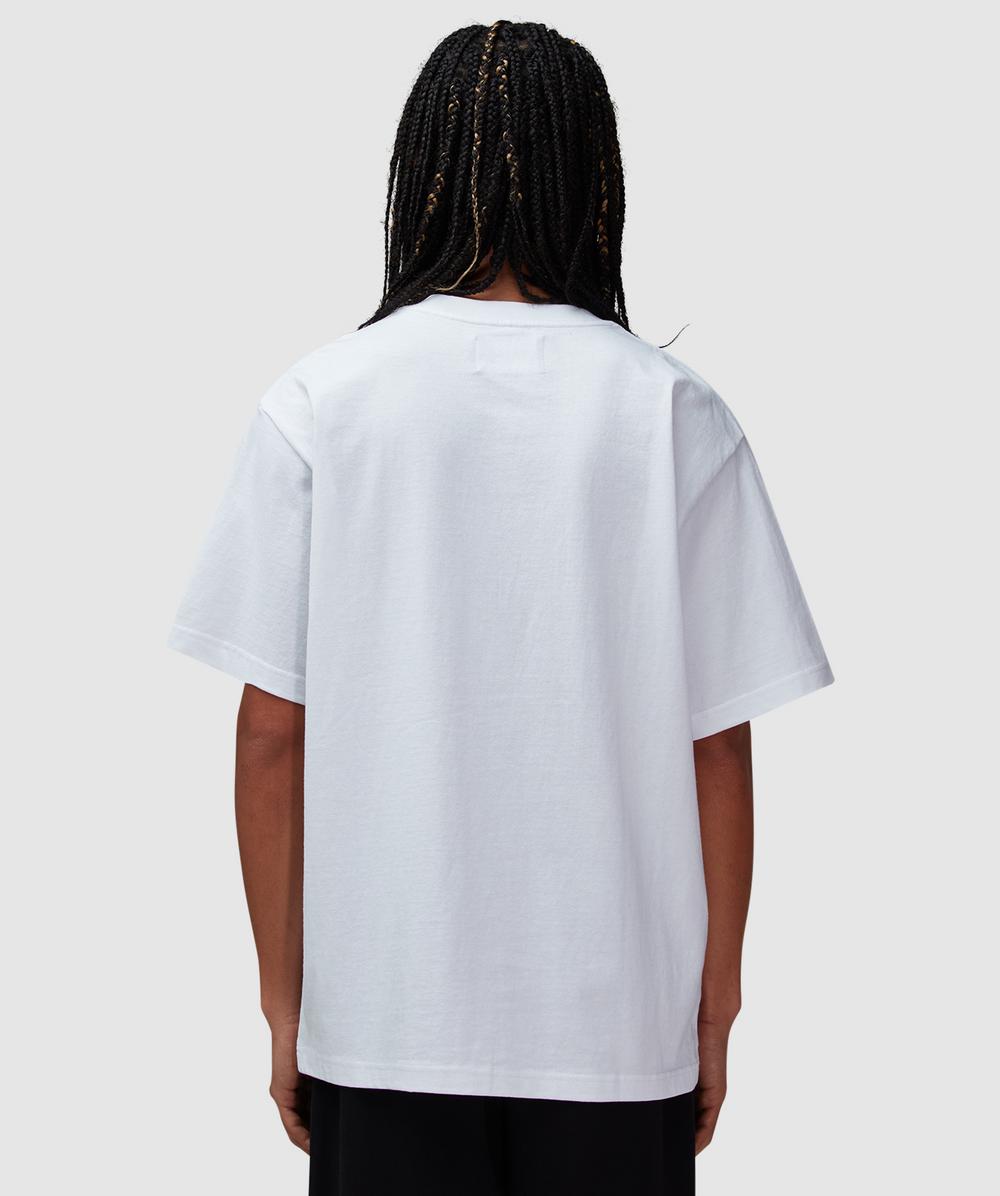 Tシャツ・カットソー AWAKE NY Men T Shirts AWK SP25 TS009CO WH WHITE Awake NY - Stomper T-Shirt in White – Stoy