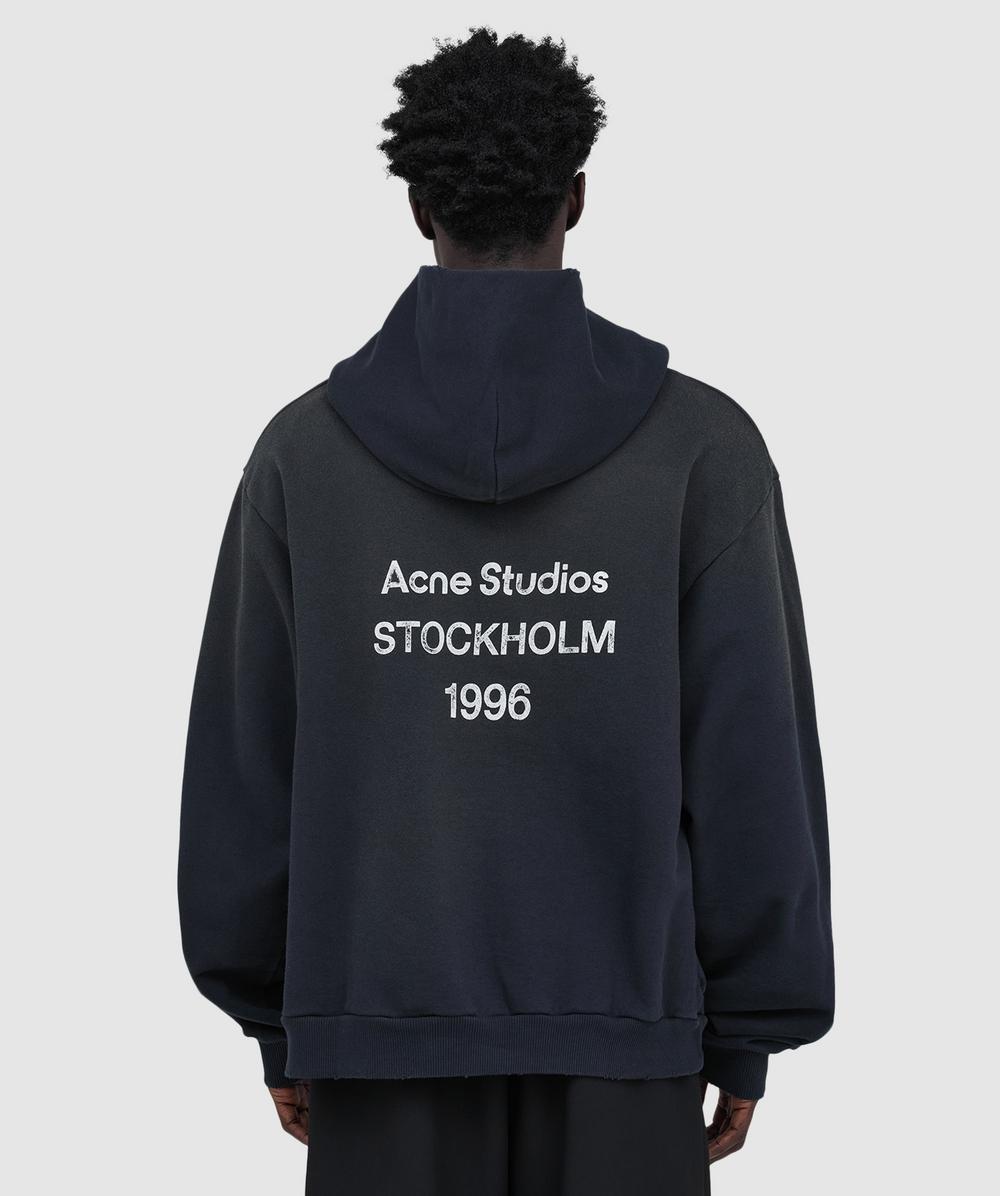 【美品】Acne Studios フーディ STOCKHOLM 1996 L Acne Studios Stockholm Oversize Distressed Graphic Hoodie | Nordstrom