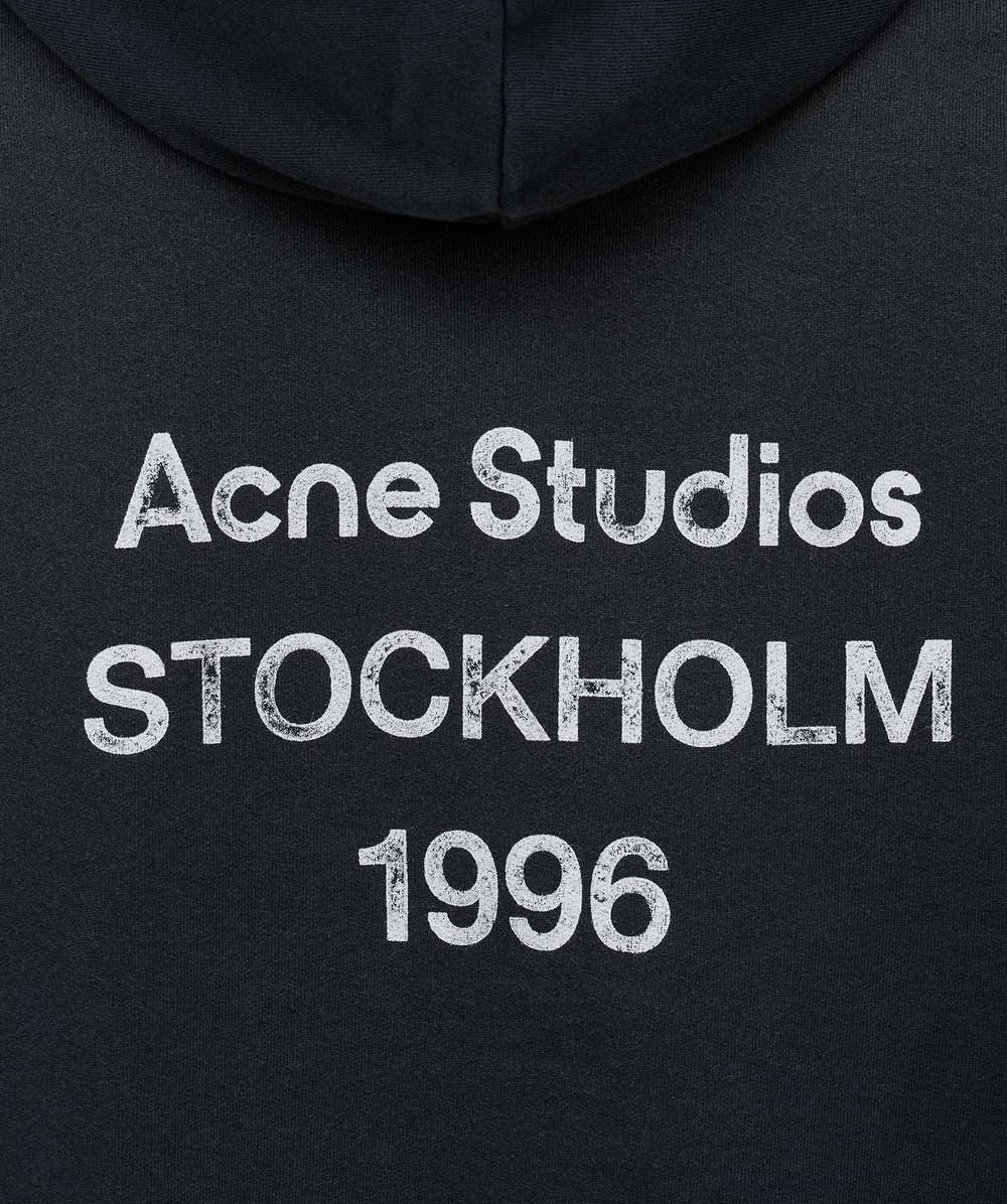 Acne Studios Franziska 1996 hoodie | BLACK | SEVENSTORE