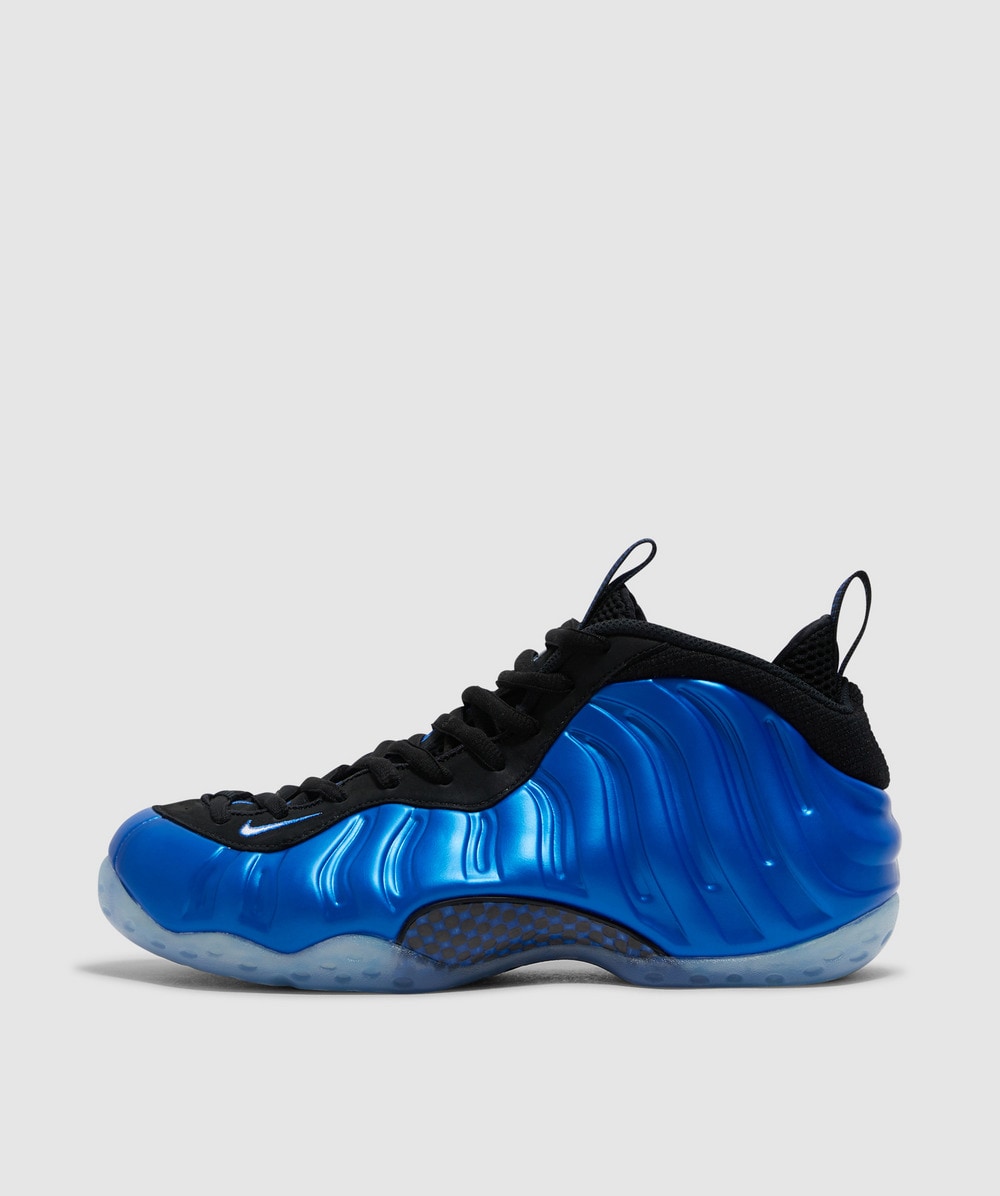 Shop Nike Air Foamposite One Sneaker In Dk Neon Royal/white-black-clear