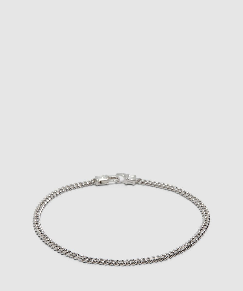 Tom Wood Curb Bracelet In Silver