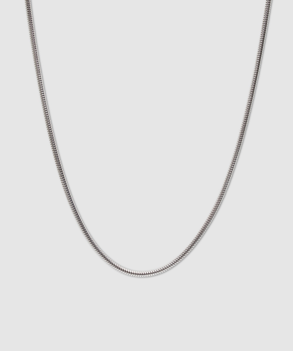 Tom Wood Snake Chain (Silver - 20.5) - Size 20.5, Unisex