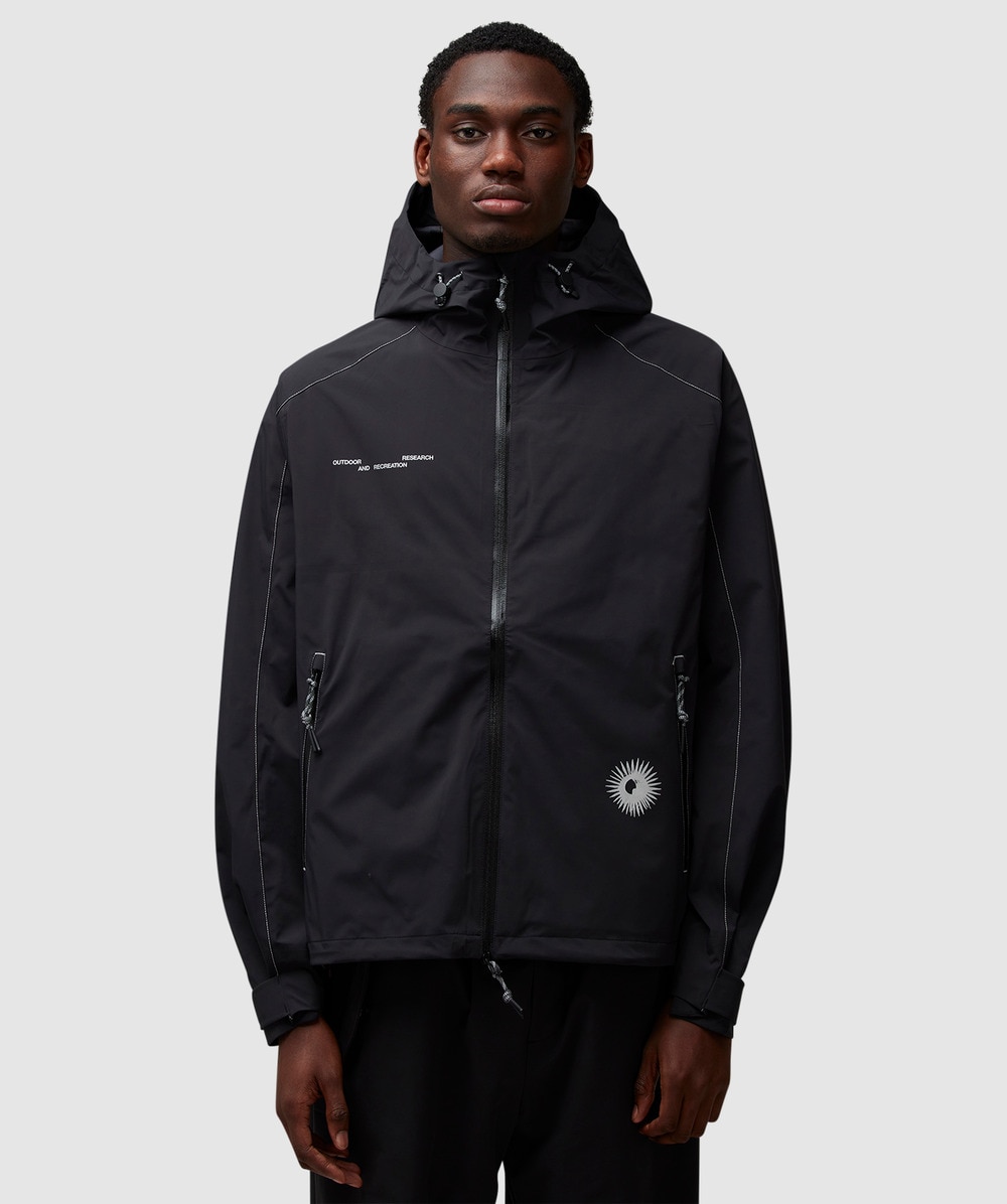 KA_YO_ Shell Jacket (Charcoal - L) - Size Clothing & Accessories > Clothing > Outerwear > Coats & Jackets, Male