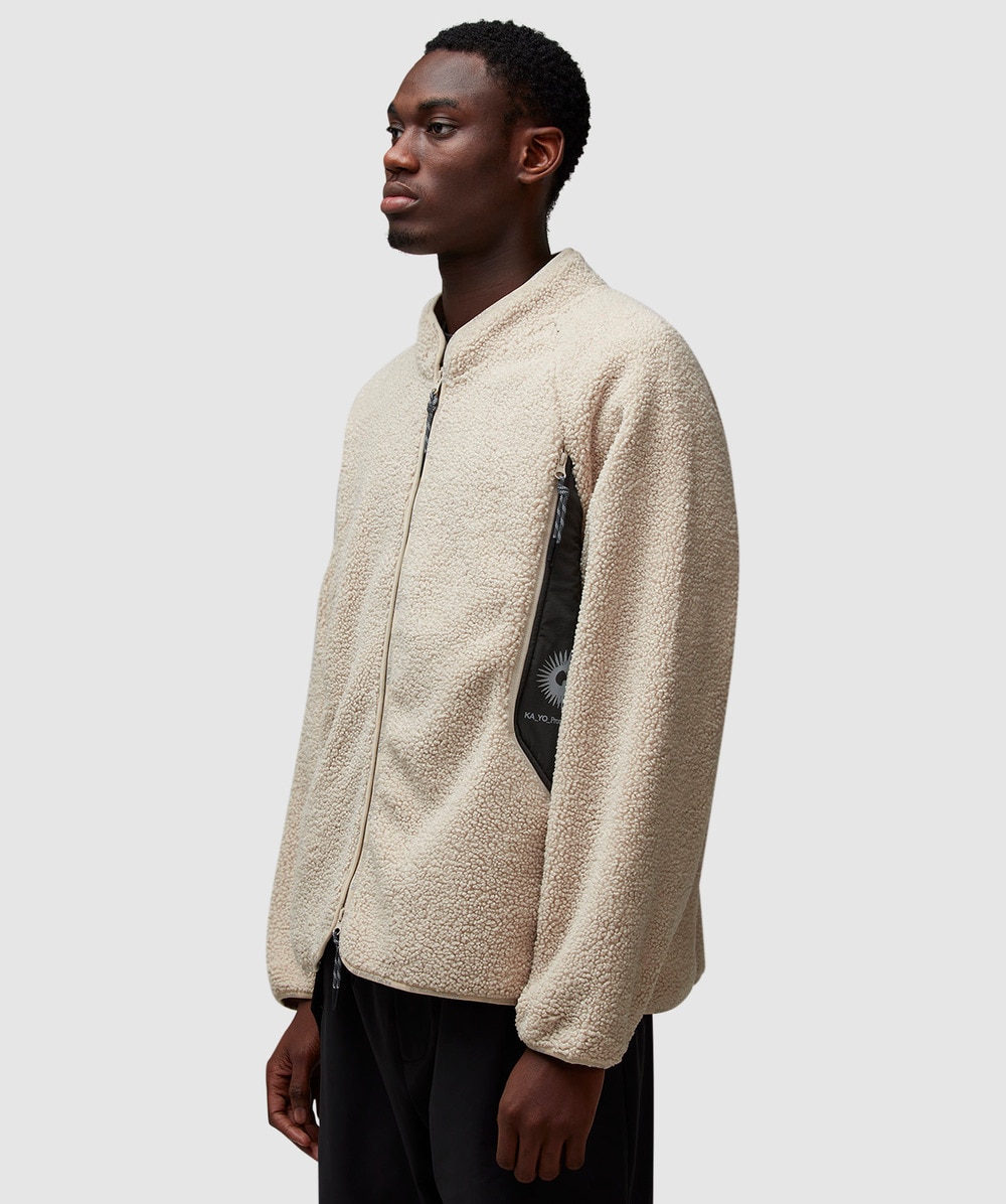 KA YO Pile fleece jacket BEIGE SEVENSTORE