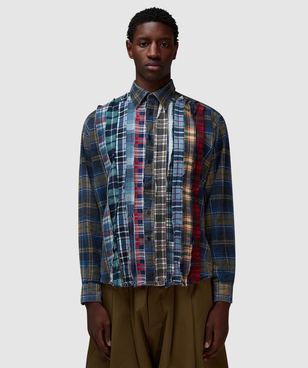 Needles Ribbon Flannel Shirt In Assorted