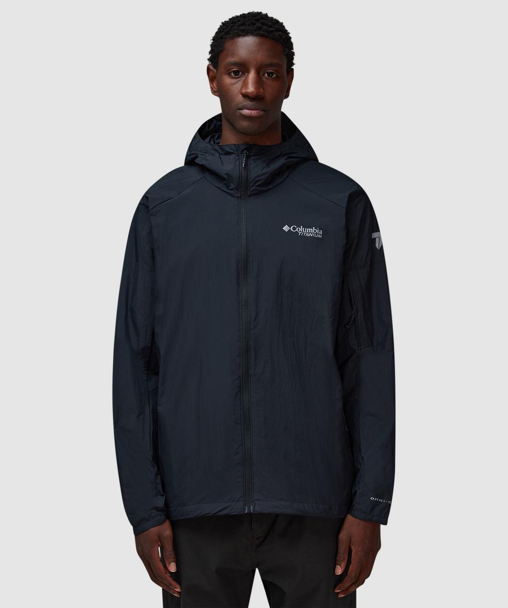 Columbia Loop Trail Ii Windbreaker Jacket (Black - Xl) - Size XL, Male