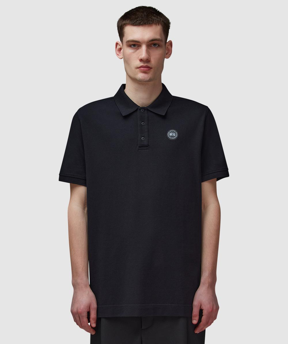 Canada Goose Beckley Polo Shirt In Black - Noir