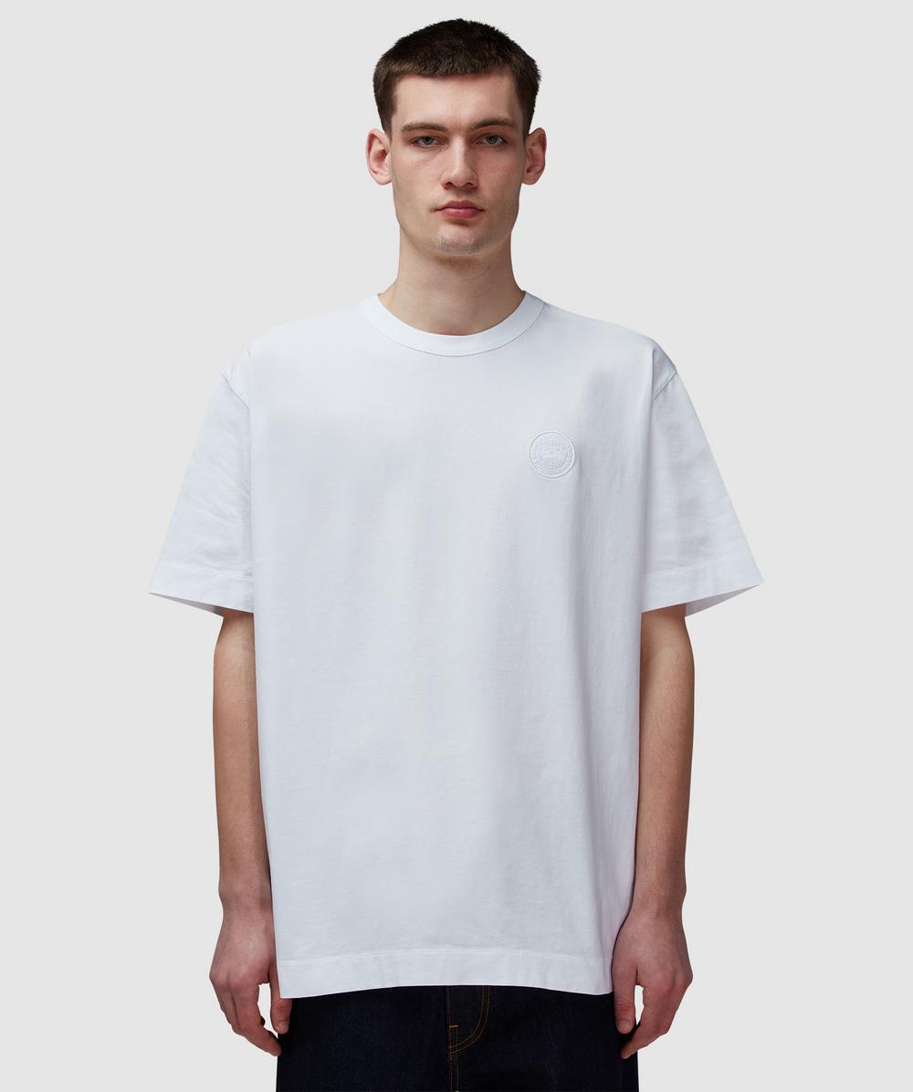Canada Goose Emersen Short-sleeved T-shirt In White - Blanc