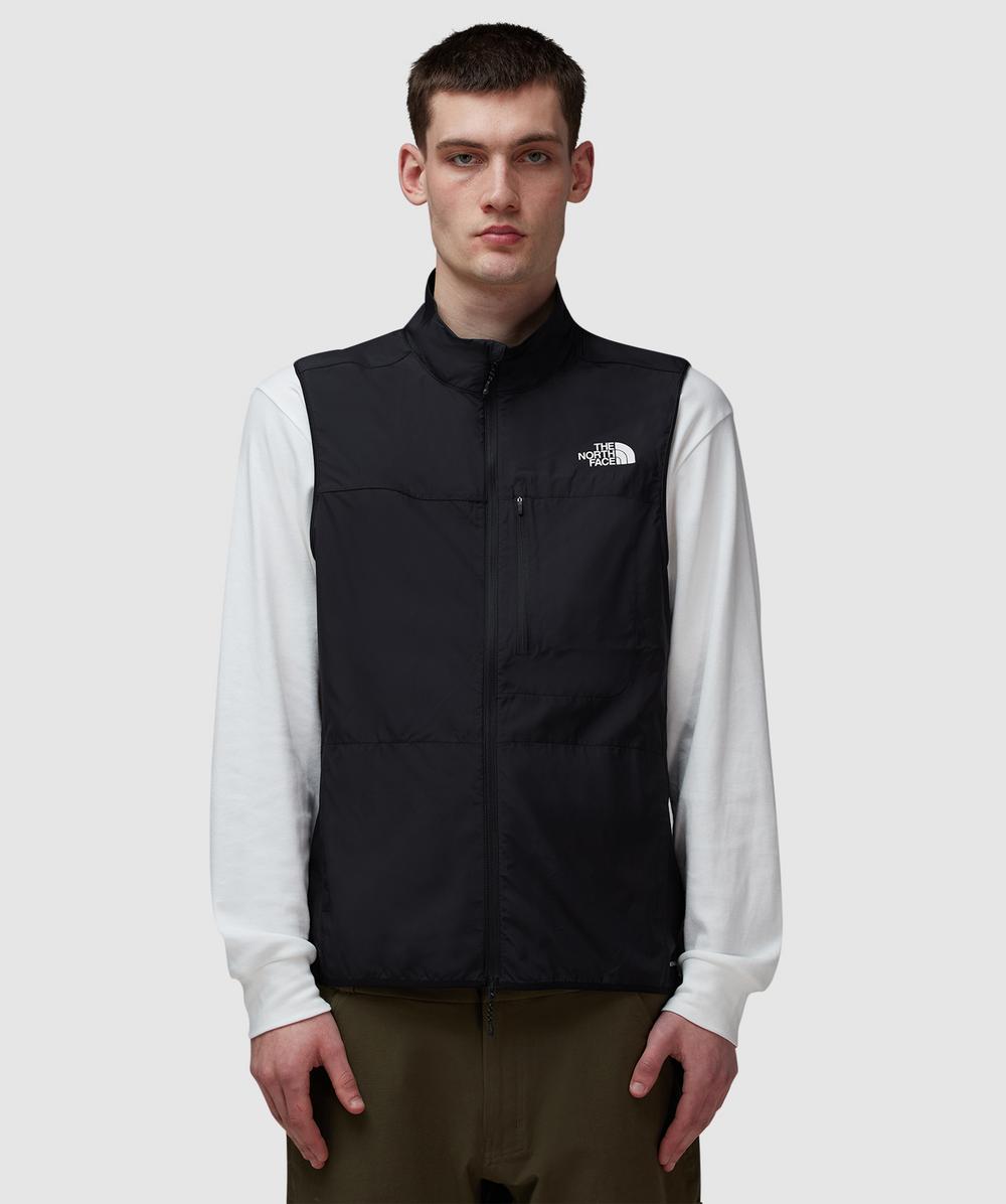 The North Face Higher Run Wind Waistcoat In Tnf Black-npf