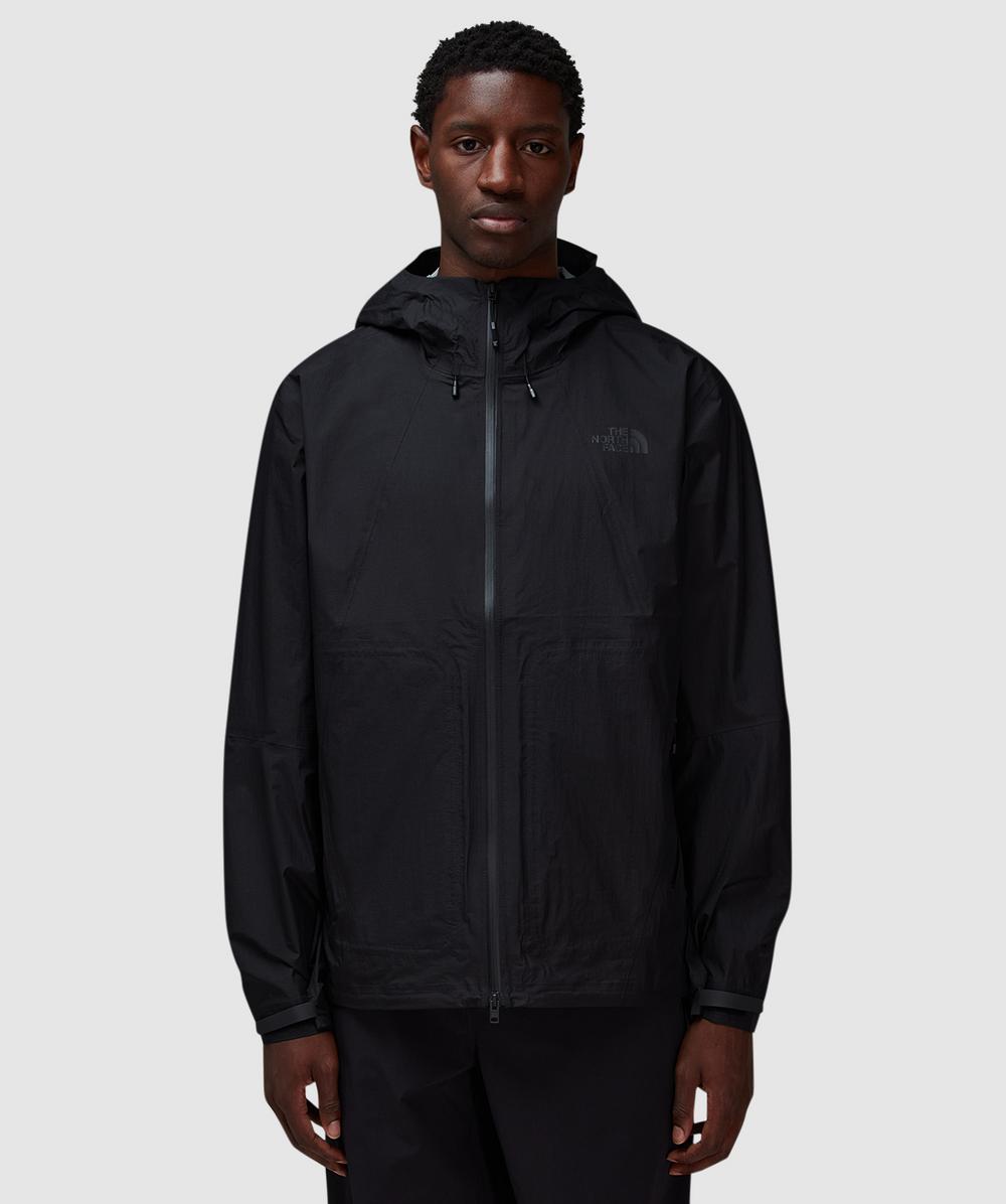 The North Face Packable Rain Jacket In Tnf Black