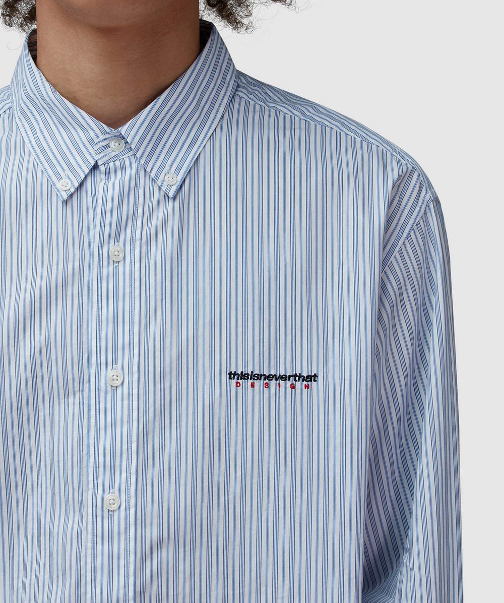 thisisneverthat DSN striped shirt | WHITE | SEVENSTORE