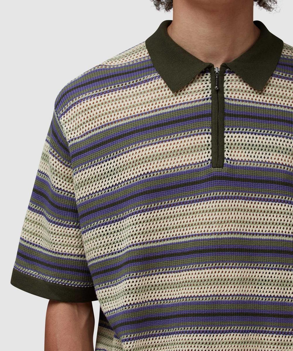 thisisneverthat Stripe S/S Knit Polo Ivory | Maplestore