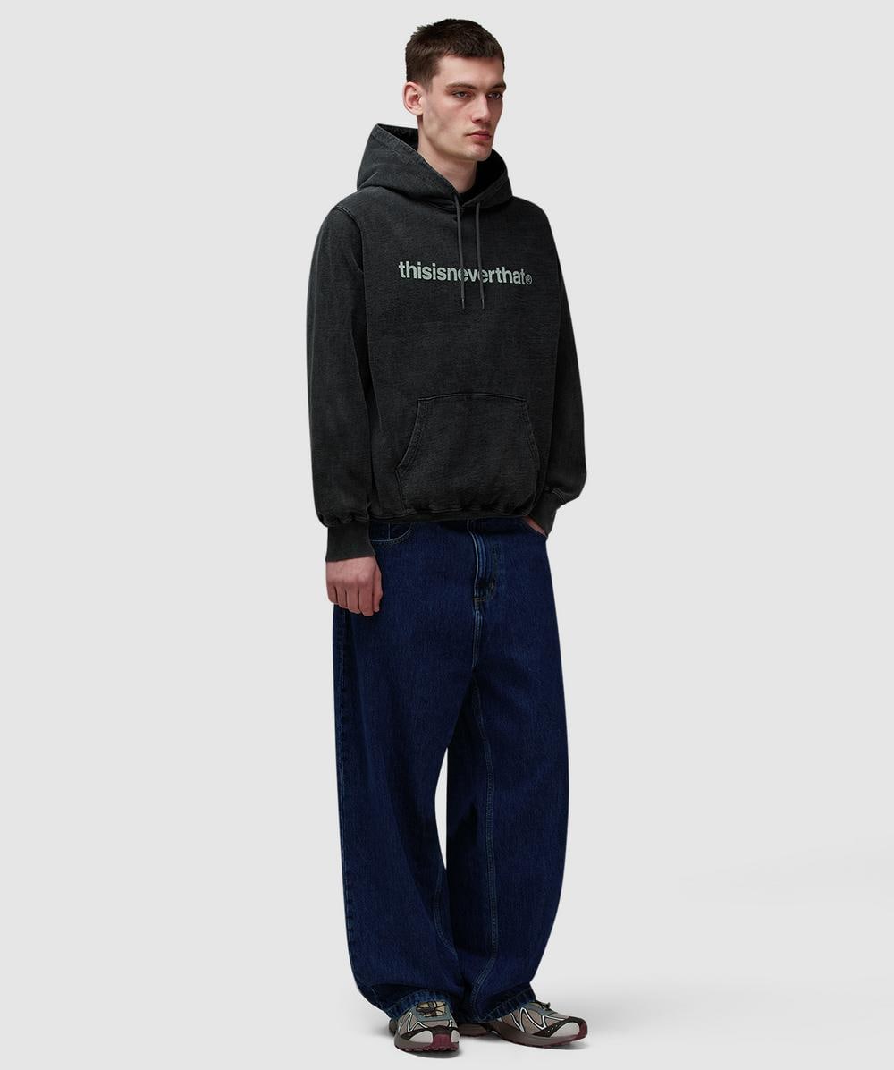 【THISISNEVERTHAT】T-Logo Hoodie Black thisisneverthat T-logo hoodie | WASHED BLACK | SEVENSTORE