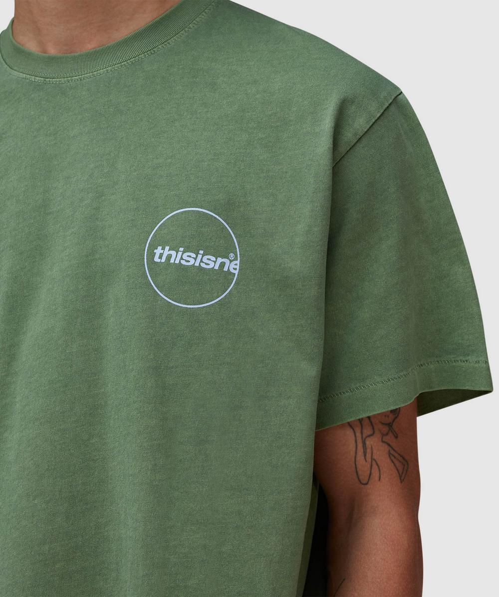 ★thisisneverthat★ CLogo Tee Pickle TN250TTSST04PKL thisisneverthat C-logo t-shirt | PICKLE | SEVENSTORE