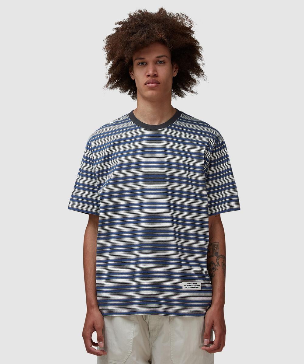 Thisisneverthat Striped T-shirt In Blue