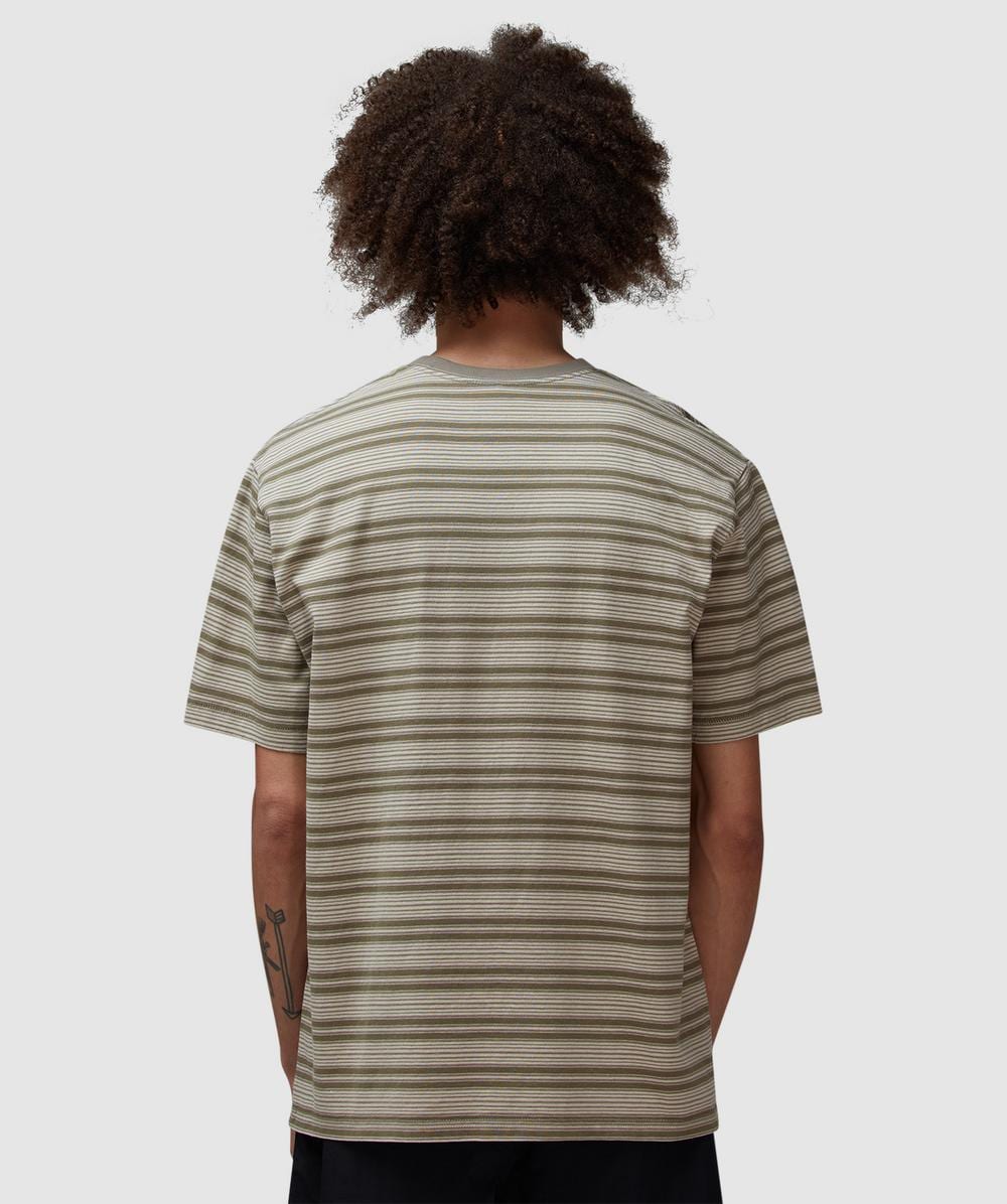 ★thisisneverthat★ Striped W Tee Khaki TN251TTSST37KHA Striped Tee – thisisneverthat® JP